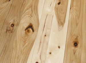 Hickory Character Natural Finish wood flooring